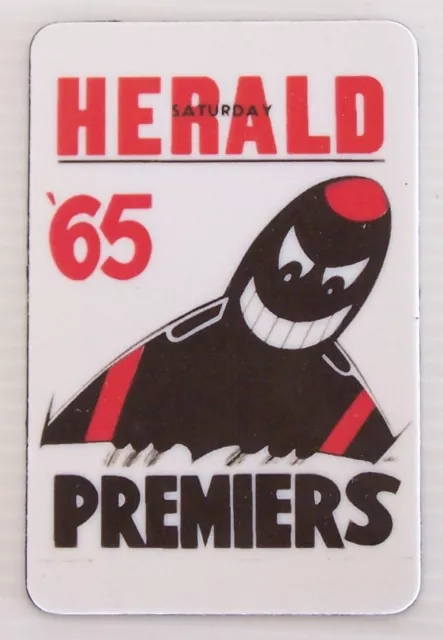 Old Essendon Vfl 85 Premiers Herald Weg 1965 Bomber Grand Final Fridge Magnet