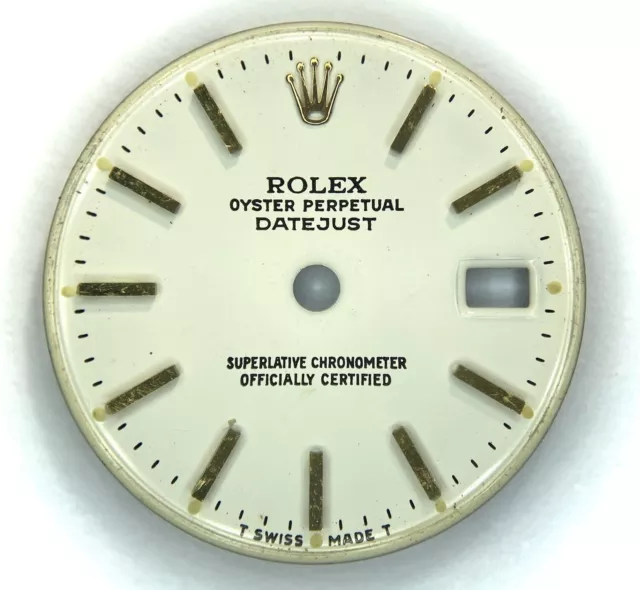 Rolex Lady Datejust Dial - White - T Swiss Made T