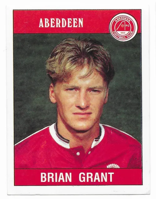 ABERDEEN - Brian Grant #330  PANINI Football 90 Sticker