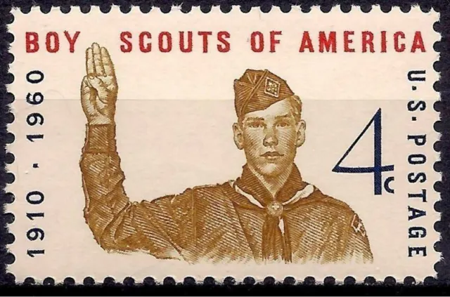 USA 1960 Scouts Scouting Youth Saluting 1v MNH