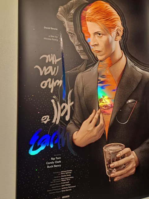 David Bowie Man Who Fell to Earth Mondo PROMO ONLY TEST PRINT VARIANT RARE 0/0