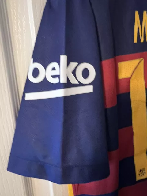 FC BARCELONA LIONEL Messi Jersey 2015 Size S $39.99 - PicClick