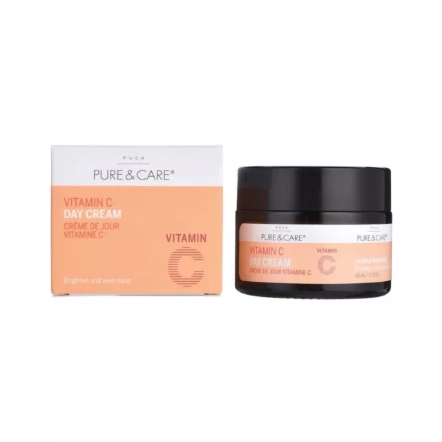 PUCA PURE & CARE crème JOUR  visage  vitamine C 50 ml