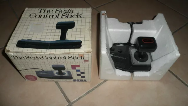 THE SEGA CONTROL STICK - master system - complet en boîte - manette de jeu