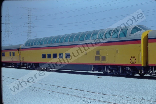Orig. Slide 6-81 Blue Island IL Chesapeake & Ohio C&O 614 Passenger Train Obs 20