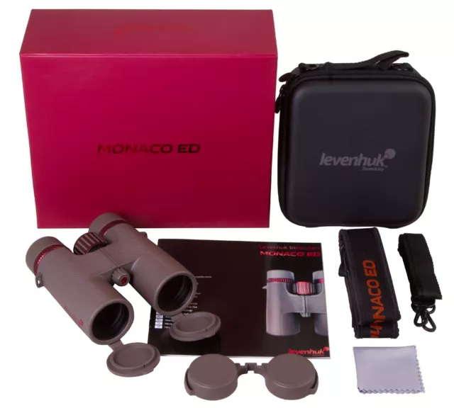 Levenhuk Monaco 8x32ED binoculars. Very high quality. Birdwatching