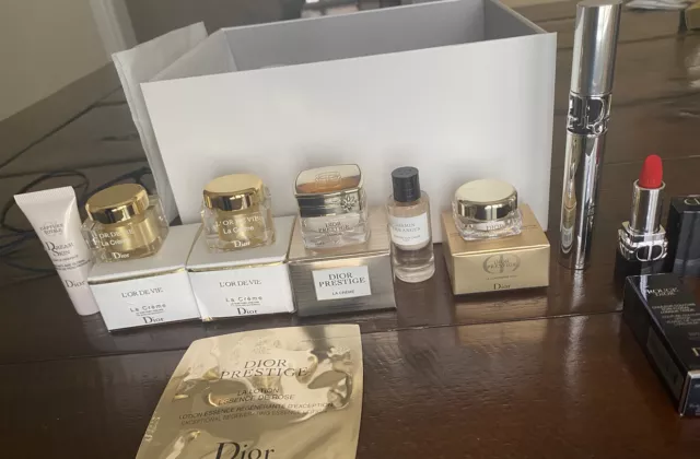 NIB Christian Dior set :L’OR DE VIE La Creme, eye cream, Jasmin, FS mascara etc.