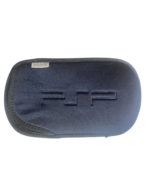 Custodia imbottita morbida nera originale ufficiale SONY PSP Playstation