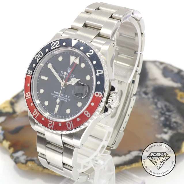 Rolex GMT-Master II 16710 Coke Stahl 40mm Automatik Uhr xxyy