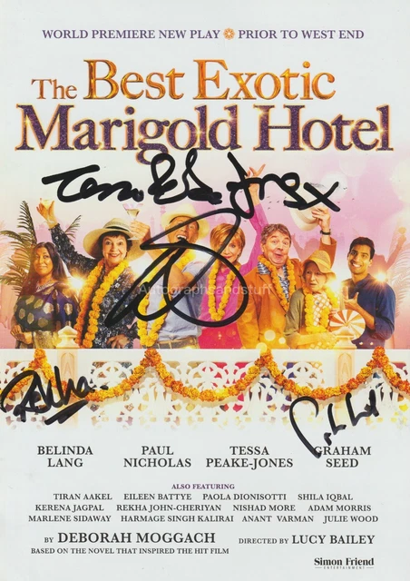 Tessa Peake Jones Paul Nicholas Graham Seed + 1 HAND Signed Flyer , Only Fools