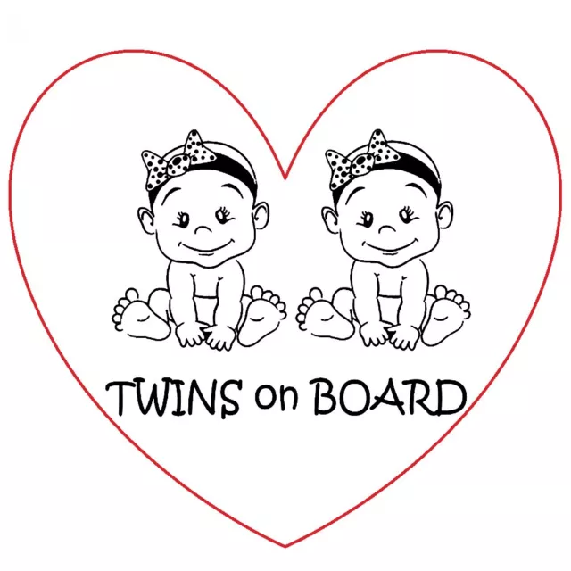 Twins on Board,Woman driver,Animals in Car stickers decoration home decor other