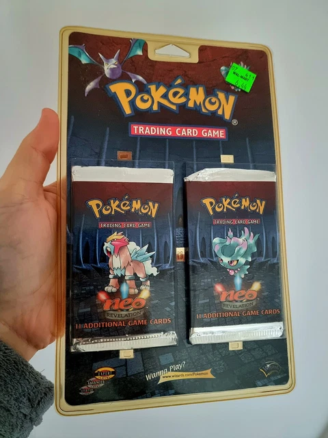 SEALED DOUBLE BLISTER: 2x Neo Revelation Unlimited Pokemon Booster Packs.  RARE!! 2,199.00 - PicClick UK