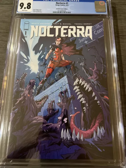 Nocterra #1 -CGC 9.8 - Summit Comics Variant Jason Howard Cover -  (2021, Image)