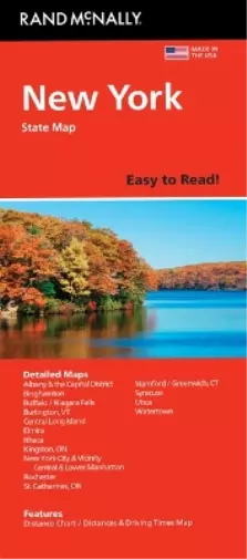 Rand McNally Easy to Read Folded Map: New York State Map (Map)