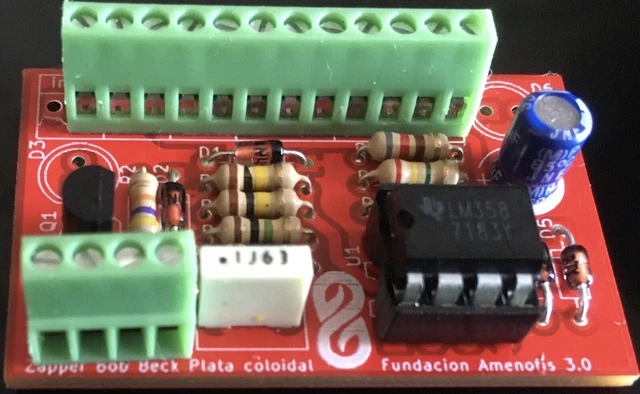 Zapper de Bob Beck el circuito completo sin caja ni interruptores y pulsadores