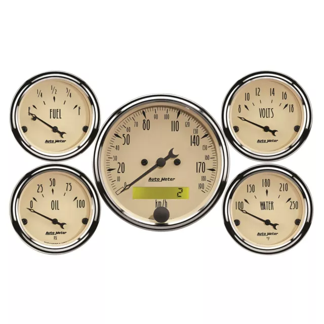 AutoMeter 1809-M Antique Beige Street Rod Kit