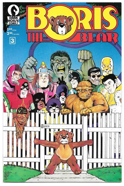 Boris The Bear #3 (09/1986) Dark Horse Comics Kir-by The King