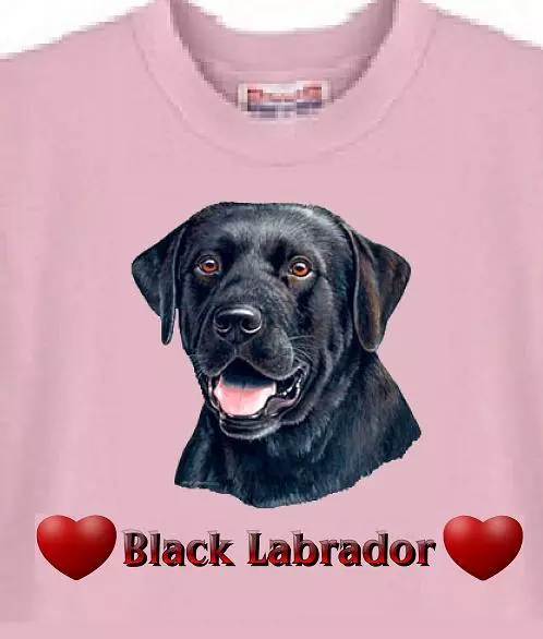 Dog T-Shirt Men Women -  Black Labrador -- Also Sweatshirt Available