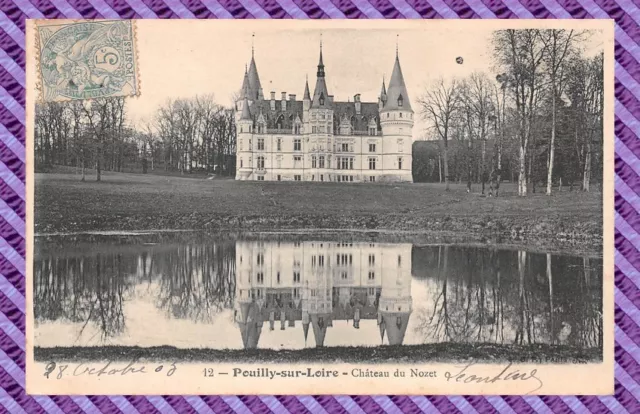CPA - 58 - POUILLY-Sur-Loire - Château Nozet