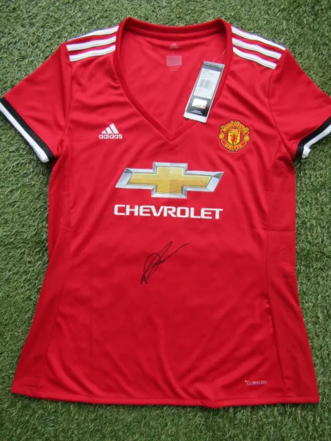 Alessia Russo Hand Signed Manchester United Women Football Shirt - Autograph