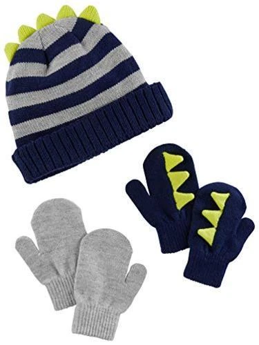 Baby Boys' Toddler Hat and Mitten Set,, Stripe, Size 0.0 sgoG