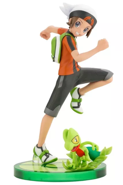 Pokemon Series ARTFX J Brendan with Treecko 1/8 PVC Figure PV045 Kotobukiya