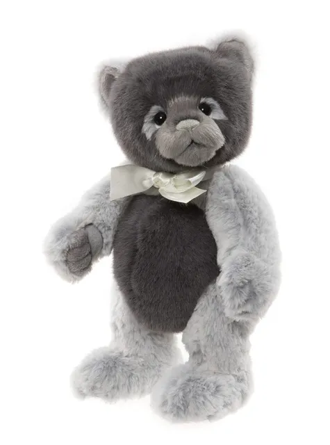 Charlie Bears - Miss Hap | Teddy Bear Plush Collectible Soft Toy Grey 10.5" FBA