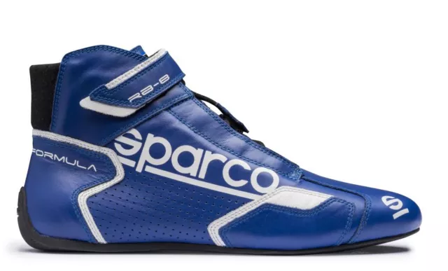 FIA Shoes SPARCO FORMULA RB-8.1 Racing Boots Race Rally blue white black SALE 2