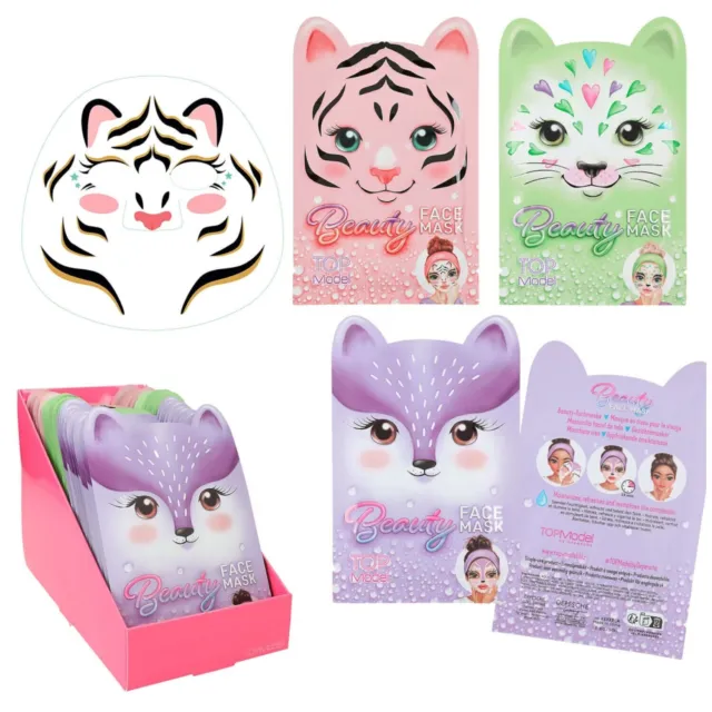 TOP Model Face Mask Animal Beauty And Me Brand New (One Supplied Styles Vary)