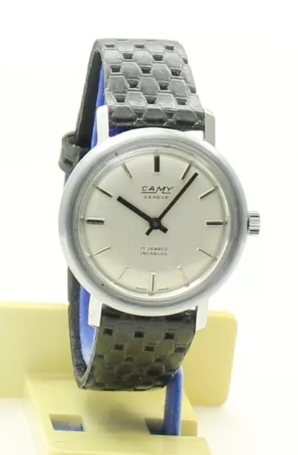 RARE VINTAGE CAMY 4020 17 Jewels Mechanical Swiss WATCH 1960's NEW OLD STOCK