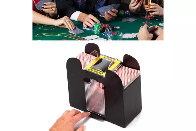 Mescola carte automatico 6 livelli decks mescolatore elettronico poker burraco