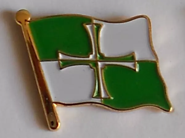 Kirkcudbrightshire Scotland County Flag Enamel Pin Badge