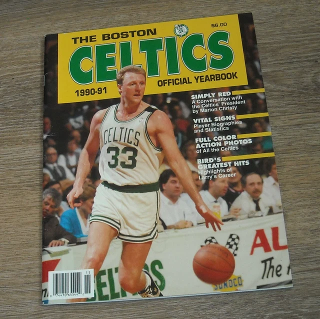 BOSTON CELTICS 1990 1991 Revista Oficial Del Anuario Reggie Lewis