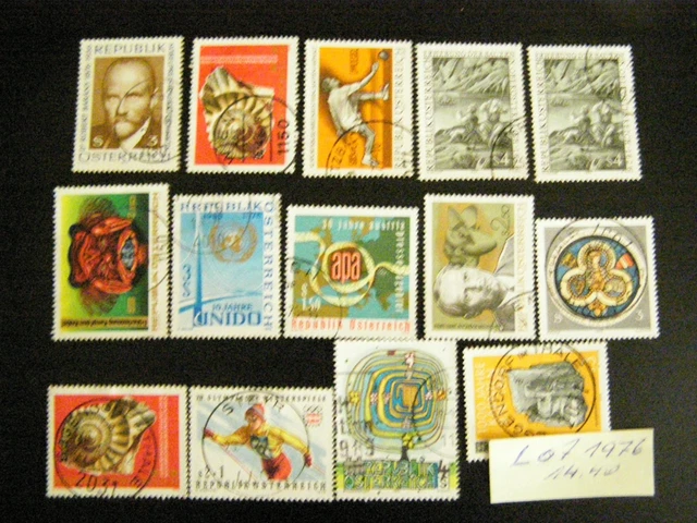 Österreich  Lot , 1976 gestempelt
