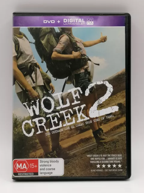 Wolf Creek 2 (2014) R4 DVD Oz Horror Thriller *Disc Like-New* Free Post