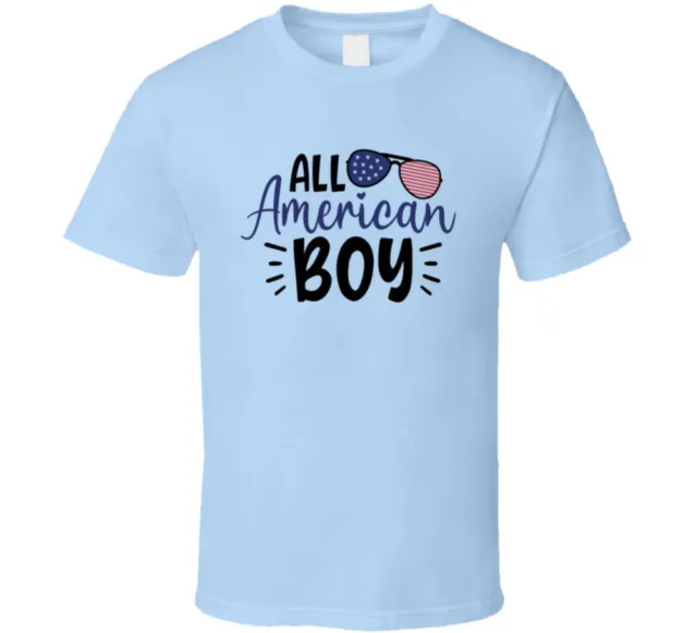 All American Boy Tee Usa Pride Tshirt July 4th T Shirt