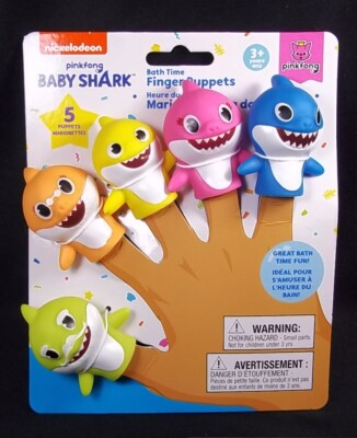 shark family finger puppets