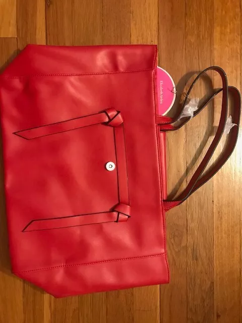 Elizabeth Arden Tote Leather bag  color Red