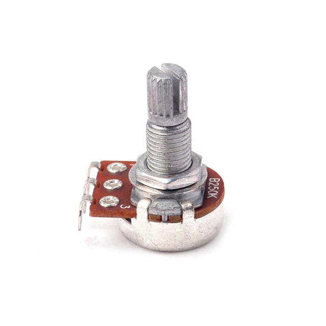 Potentiomètres Guitare électrique A250K/B250K - Lot De 4 Pièces - Pour Remplacement Volume Et Tonalité