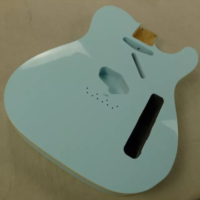 Vintage Tele Body 3 Pieces North American Alder Sonic Blue White Binding  ≦2.1kg