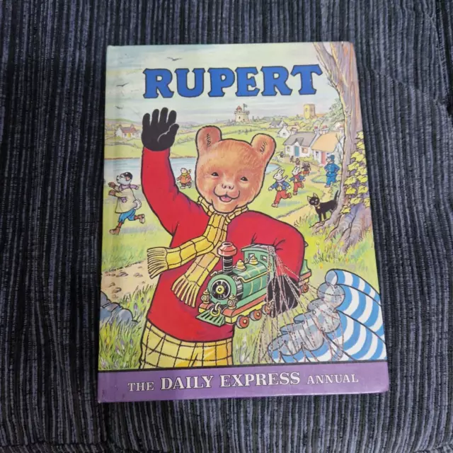 RUPERT BEAR ANNUAL 1976 Vintage 70s Nostalgia Unclipped Hardback Book