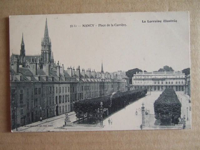Cpa Nancy (54) Place De La Carriere. La Lorraine Illustre.