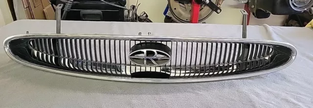 1995 - 1999 BUICK RIVIERA OEM Chrome Front Upper Grille Grill W/ Bracket Emblem