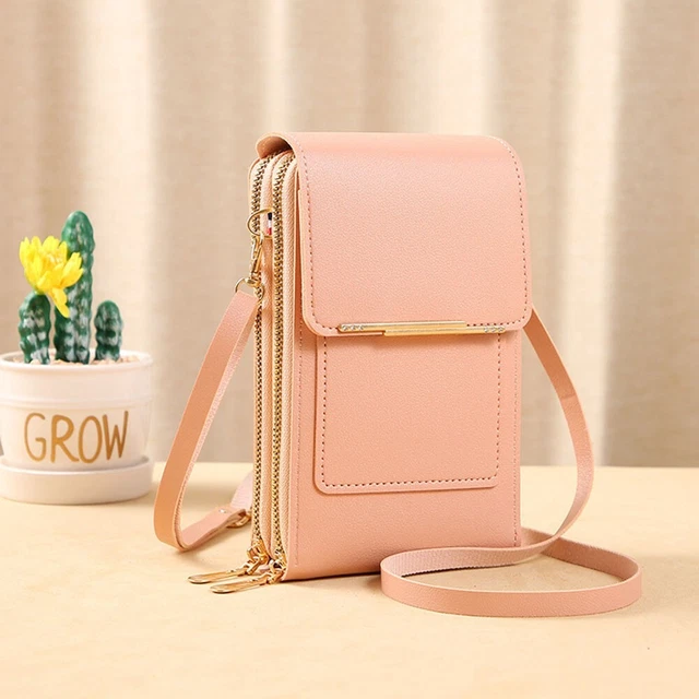Sleek and Stylish Leather Crossbody Bag with Multiple Compartments for Women