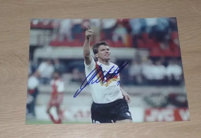 Lothar Matthäus, Original Signed Photo 20x27 cm (5)