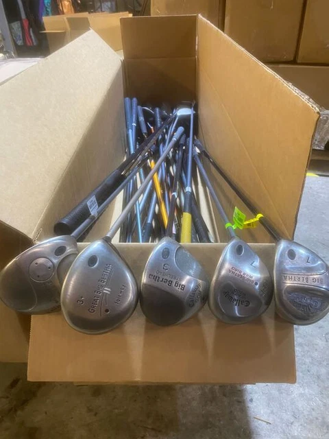 Wholesale Lot of 30 Callaway GBB II, Steelhead, BB 2004, Warbird, Hawkeye Woods.