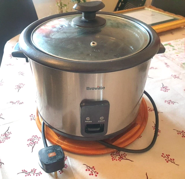 BREVILLE ITP181 1.8L Rice Cooker and Food Steamer 700W Stainless Steel