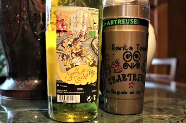 Chartreuse Santa Tecla 2020 Cartreuse Jaune 43° + Mixer  Santa Tecla 2020 Tarrag