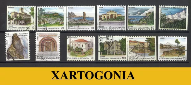 Greece 1992, Greek Capitals & Their Features Iii, Used, Vf