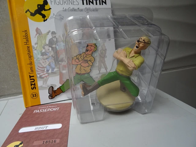 Figurine Tintin - Szut L'ami De Haddock - Collection Herge Moulinsart N°33 - Bon état Avec Boîte